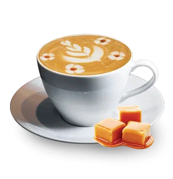Coffee with caramel