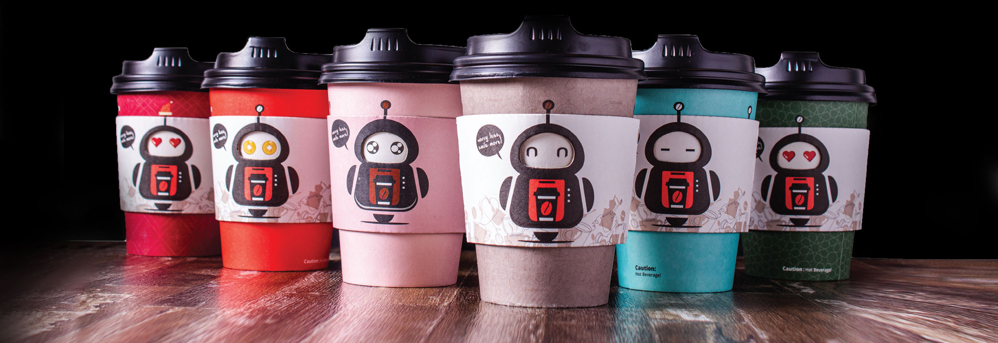 CoffeeBot Vending Machine - Menu